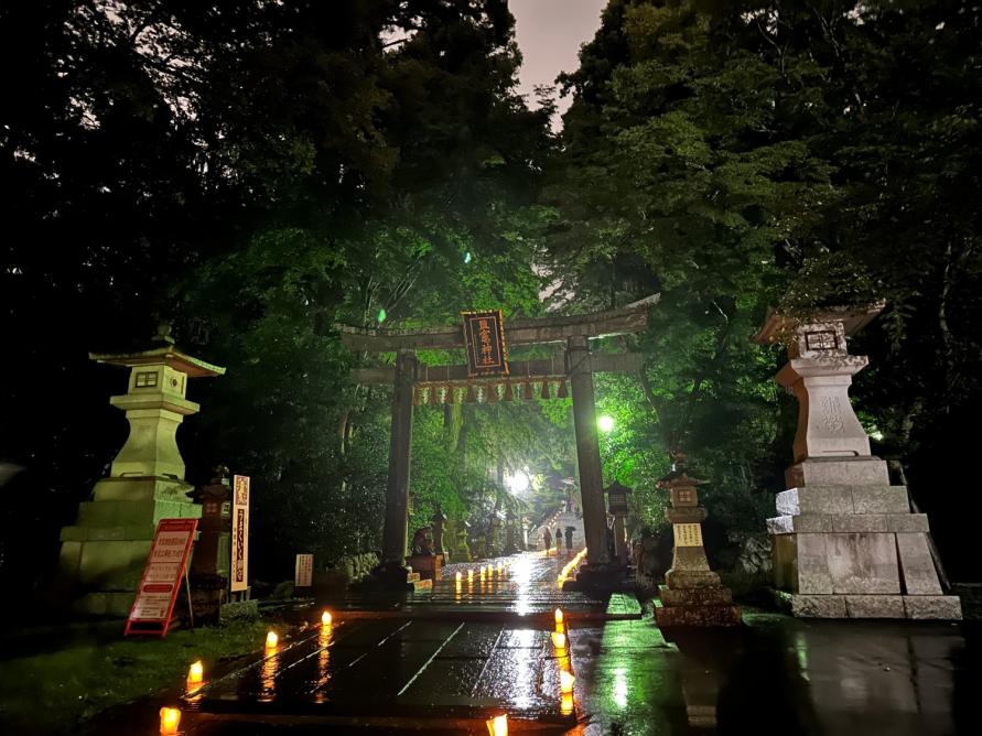 塩竈市　しおがまさま神々の月灯り