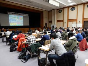 計画骨子の説明の様子（仙台会場）