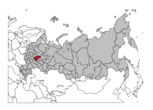 ロシア連邦ニジェゴロド州地図
