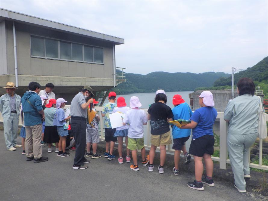 北上大堰の見学