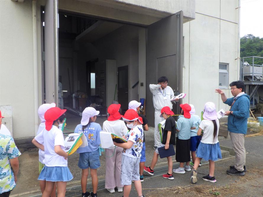 牧野巣排水機場の見学