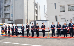 東北初の再エネ水素ステーション開所・燃料電池自動車導入の写真