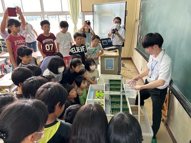 田んぼダム及びため池事故防止の出前講座の様子