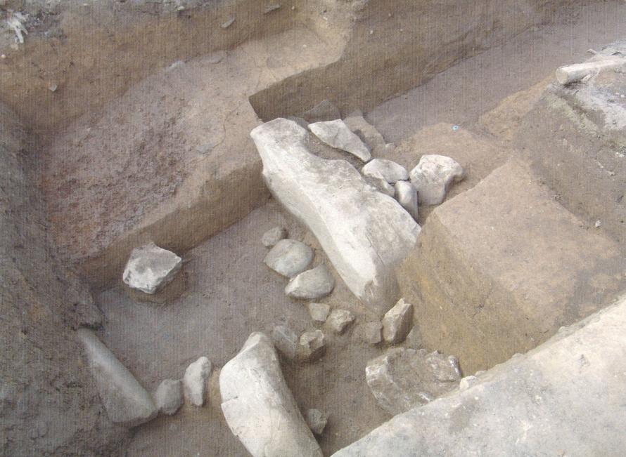 政庁南面築地層南端（第78次調査）