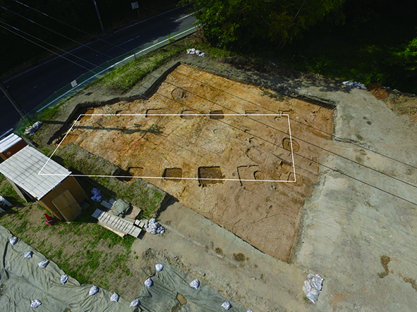 95次調査区発見の掘立柱建物跡