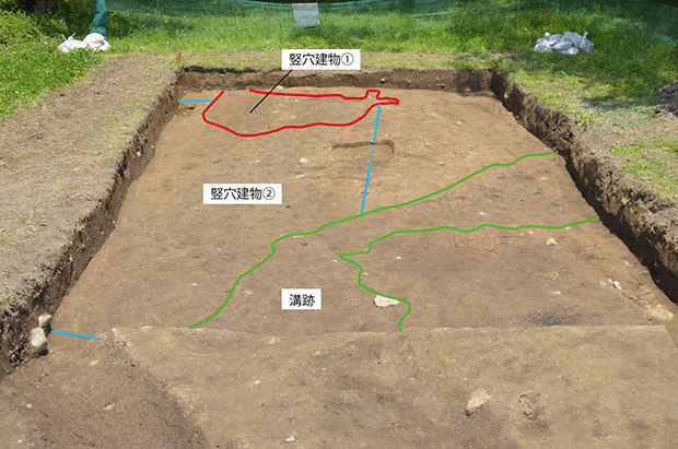 96次調査遺構検出状況（南から）