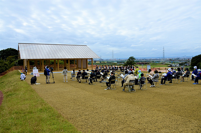 城前官衙プレオープンの様子