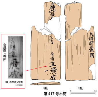417号木簡（最新の木簡その9）