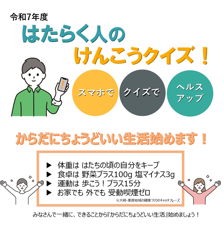 はたらく人のけんこうクイズR7ロゴ