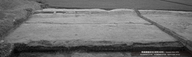 検出した南辺築地塀