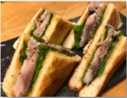 居酒屋風焼き鯖サンド