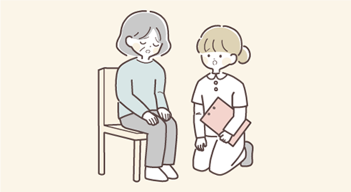 時間・場所がわからない(見当識障害)