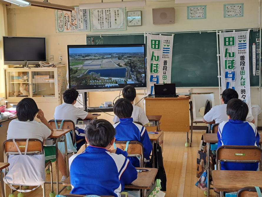 守ろうね！ため池ルールの講義