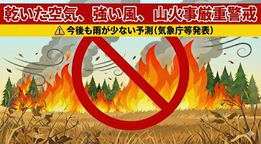 山火事注意