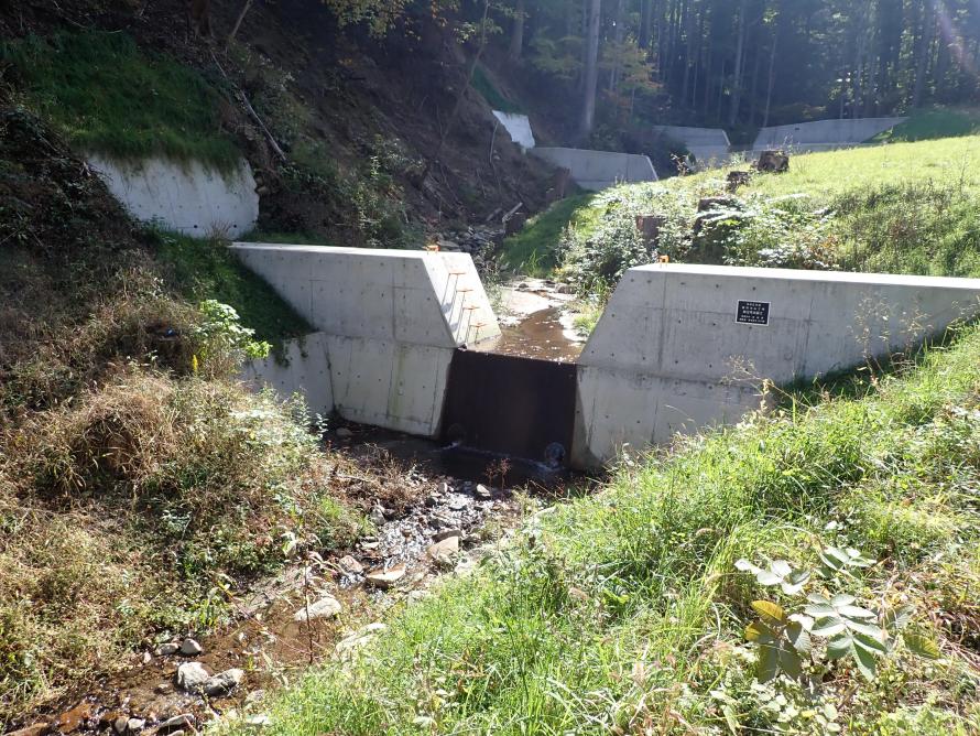 荒廃渓流の復旧