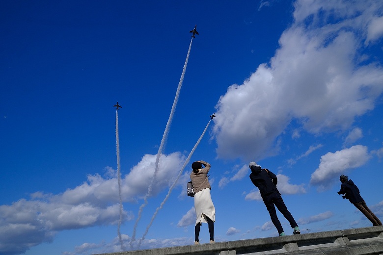 ブルーインパルス観覧スポット