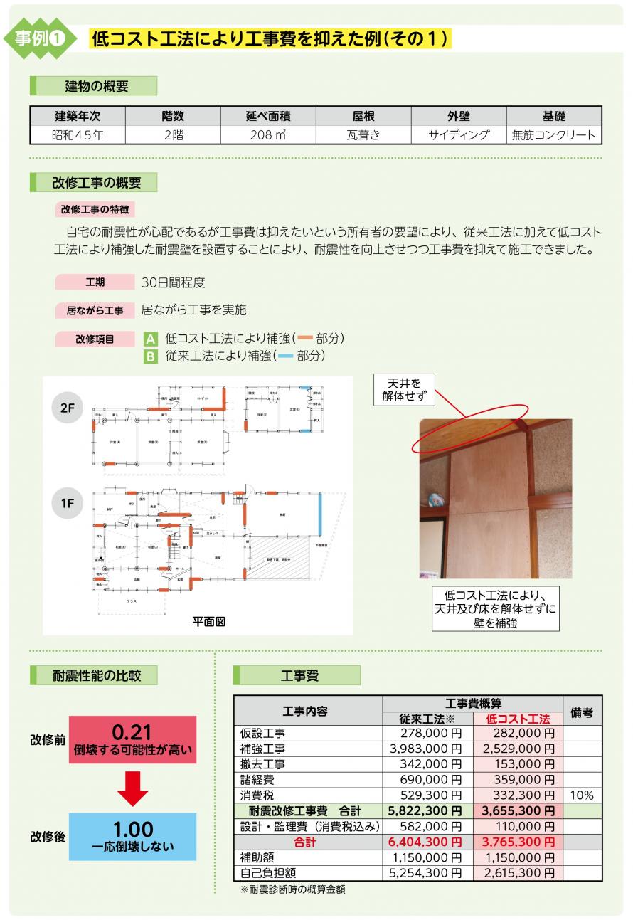 低コスト工法の事例１