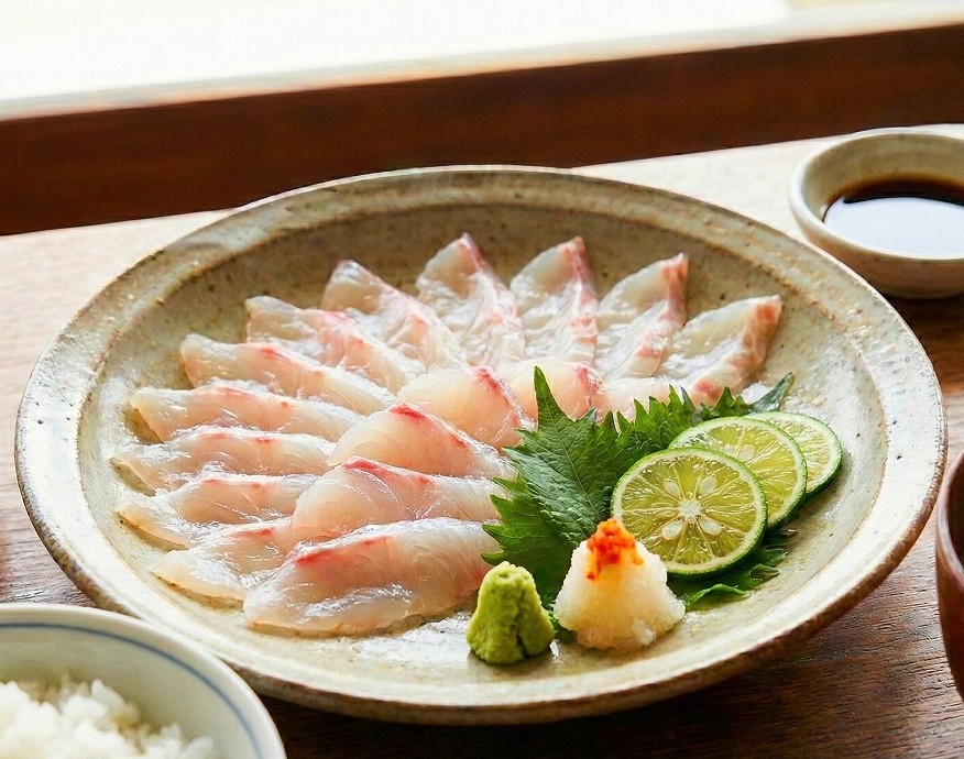 サメガレイの刺身