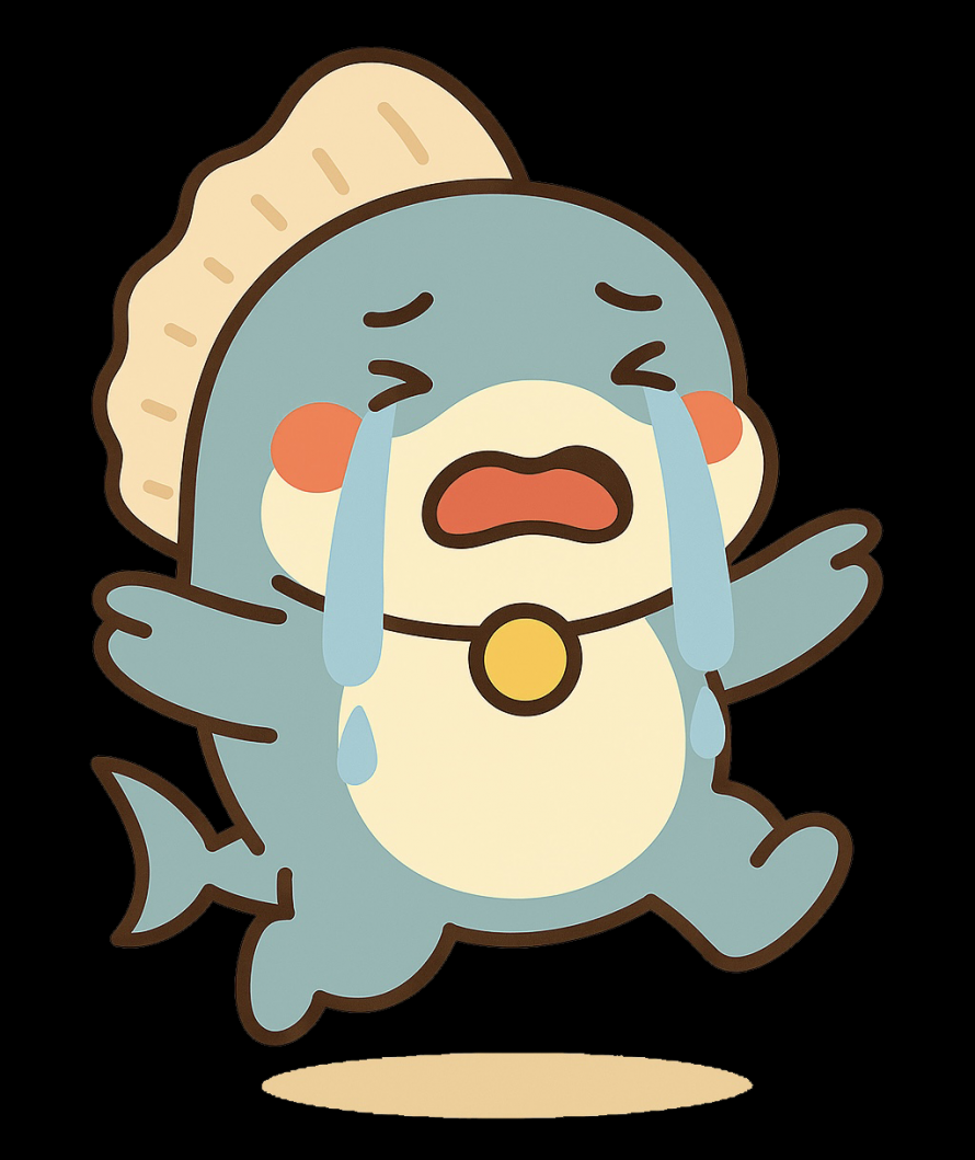 ふかひれ11（泣いている）