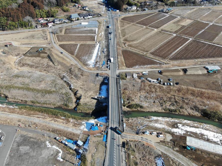 仙台三本木線落合工区道路改良事業