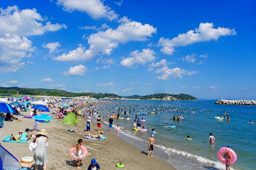 七ヶ浜町 菖蒲田海水浴場