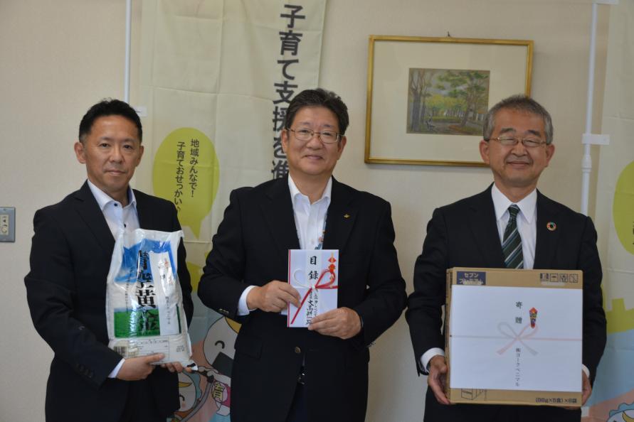 表敬訪問時の様子