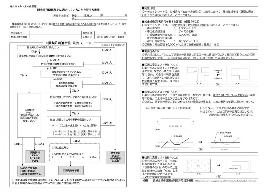 チェックシートイメージ画像