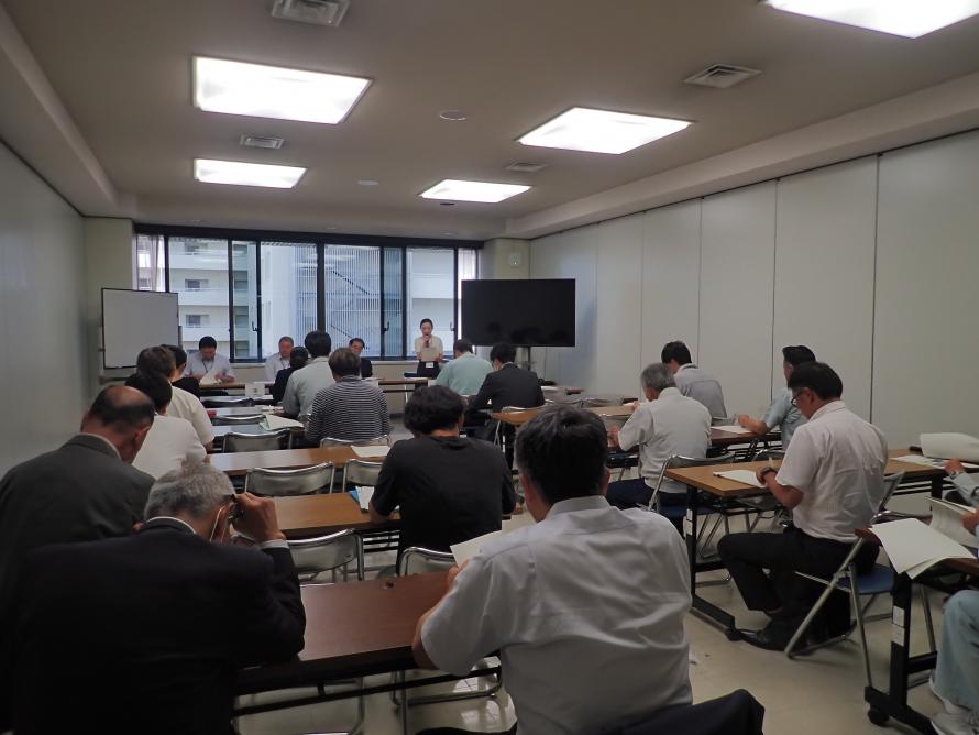 仙台管内農業用用排水施設安全対策委員会(幹事会)の様子
