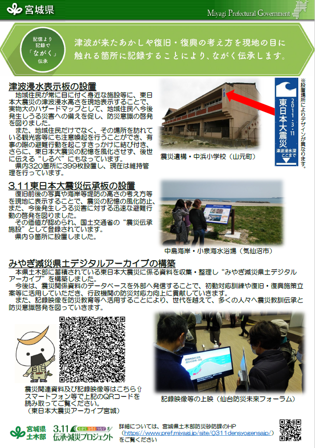 3.11伝承・減災プロジェクト「ながく」