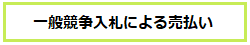 一般競争入札による売払い