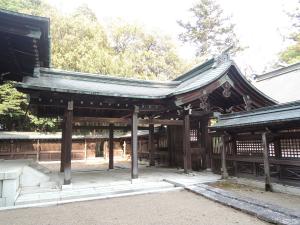 青葉神社　中門及び祝詞舎　画像