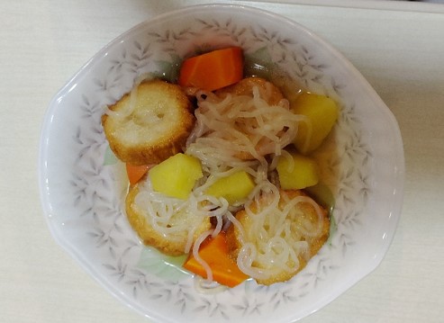 油麩の煮物