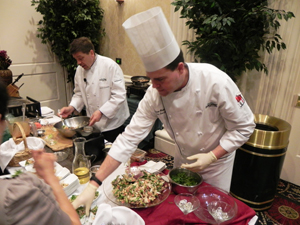 Miso dishes prepared by Dover Downs Hotel chefs
