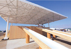 秋田杉の御放流台の写真(秋田県提供)の写真