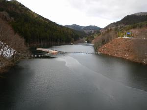 12月27日(堤体から上流)