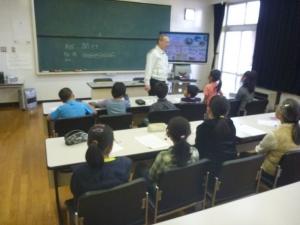 加美町立鹿原小学校 出前講座状況