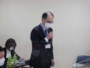 防災砂防課長 挨拶の様子