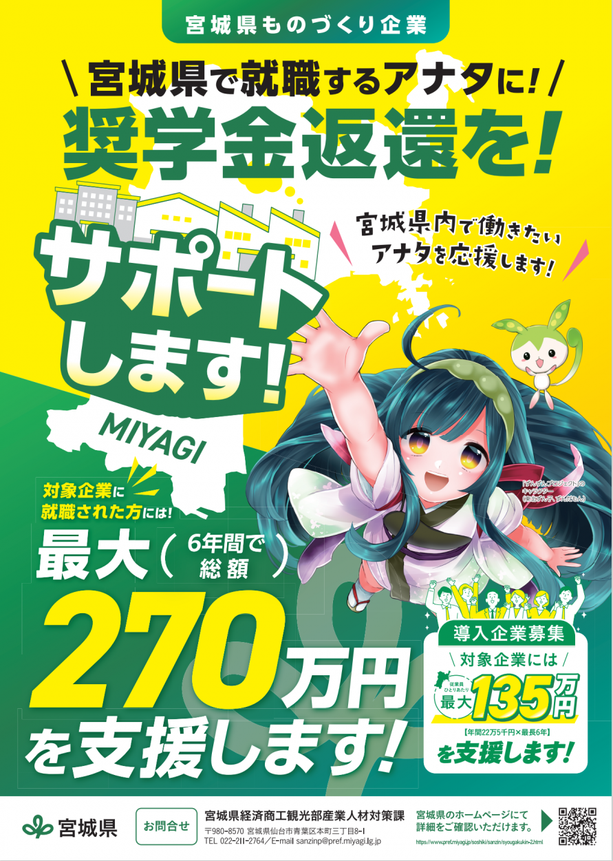 ものづくり企業奨学金返還支援事業